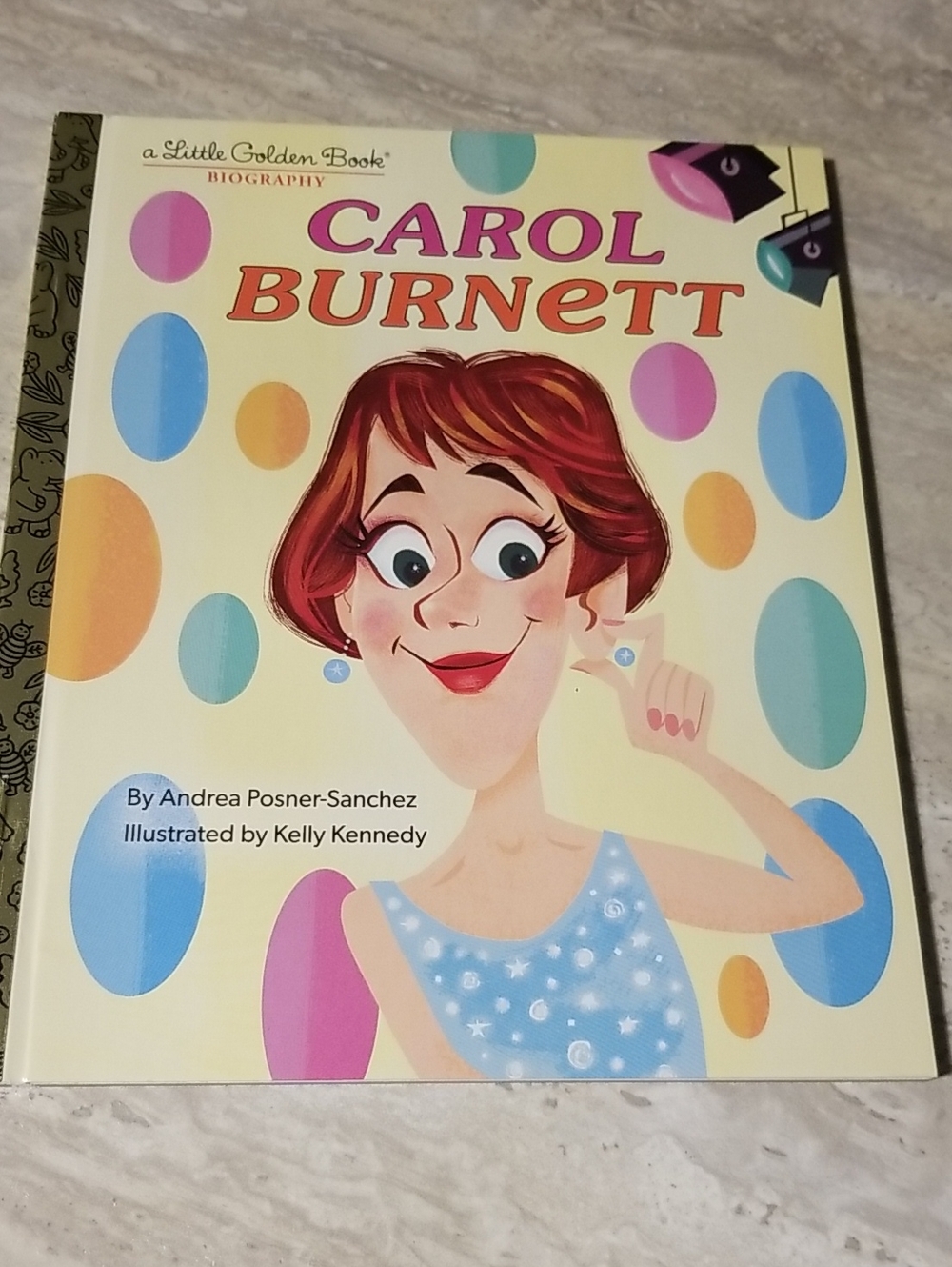 Carol Burnett Little Golden Book - Colorful Kids Biography